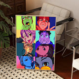 Anime Dandadan Wall Art Prints Poster Cartoon Figure Aesthetic Canvas Painting DIY Home Decor Art Poster Fans Gifts-unframed