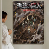 A-A-Attack On T-T-Titan S-s-Season Anime Painting Calligraphy HD Waterproof Canvas Poster Art: Aesthetic Wall Decor Home