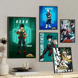 M-My Hero Academia Anime Painting Calligraphy HD Print Art Core – Unframed, Vibrant Wall Art, Ideal for Home