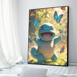 Anime Figures Hd Charizard Bulbasaur Squirtle Charmander Artwork Poster Canvas Painting Wall Art Home Room Decor