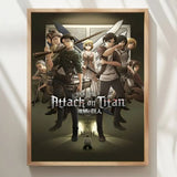 A-Attack On Anime T-Titan Poster High Quality Print Waterproof Wall Art Sticker For Bar Living Room Decor Gift