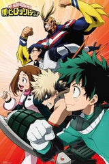 Japanese Anime My-Hero-Academia Poster Cartoon Manga Canvas Painting Wall Art Pictures Home Kids Room Decor Gift
