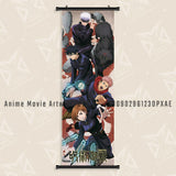 Anime Jujutsu Kaisen Scrolls Pictures Zenin Maki Canvas Wall Art Hanging Paintings Printed Poster Living Room Home Decoration