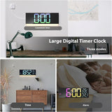 Simple Large Screen LED Wall Clock Wall Clocks Modern