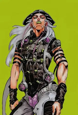 Japanese Anime Steel Ball Run Poster Print Gyro Zeppeli JoJo's Bizarre Adventure Poster Comics Wall Art Canvas Painting Decor