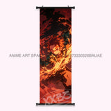 Demon Slayer: Kimetsu No Yaiba Wall Art Canvas Scrolls Pictures Anime Poster Hanging Painting Print Home Decoration Living Room
