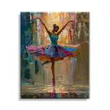 Hand-Painted Oil Paintings On Canvas Abstract Dance Girl Painting Wall Picture For Living Room Home Decor Art No Framed