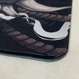 Japanese Anime Black Oni Mouse Pad Game Mini PC Desk Mat Non-Slip Rubber Laptop Playmat for Office Gaming Accessories for Gamer
