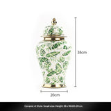 Light-luxury Zen-inspired Iron And Ceramic Art Piece For Home Decor