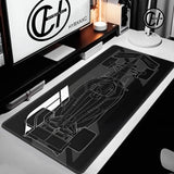 Race Car Xxl Mouse Pad 90x40 F1 Car Mousepad Anime Gamer Cabinet Games Computer Desk Mat Office Accessories Keyboard Gaming Mats