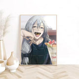 1pc Anime J-Jujutsu K-Kaisen M-Mahito Poster Sticky Wall Art Printing Waterproof Home Living Bed Room Aesthetic Decor