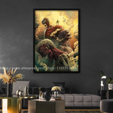 Attack on Titan Manga Poster  Decorative Canvas Wall Art x for Living Room  Bedroom  Anime Wall Decor Print