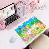 Small Desk Mat USAHANA Cute Mouse Pad Anime Game Mats Mousepad Company Gamer Girl Gaming Laptop Computer Accessories Potdemiel