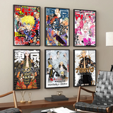 Tokyo Revengers  Anime Posters Sticky HD Quality Wall Art Retro Posters for Home Room Wall Decor