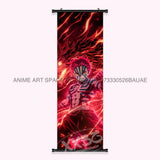 Demon Slayer: Kimetsu No Yaiba Wall Art Canvas Scrolls Pictures Anime Poster Hanging Painting Print Home Decoration Living Room