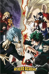 Japanese Anime My-Hero-Academia Poster Cartoon Manga Canvas Painting Wall Art Pictures Home Kids Room Decor Gift