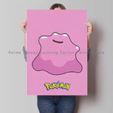 Anime Pokemon Pikachu Squirtle Charizard Poster HD Canvas Painting Home Modern Living Room Painting Wall Art Decoration Painting