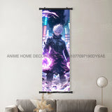 Jujutsu Kaisen Anime Poster Room Canvas Print Hanging Painting Wall Art Megumi Fushiguro Scrolls Picture Home Decoration Mural