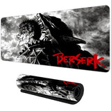Berserk Guts Anime Mouse Pad Large Computer Office Game Table Mats XXL Rubber Anti-slip Gaming Keyboard Mousepads Long Desk Pads