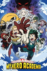 Japanese Anime My-Hero-Academia Poster Cartoon Manga Canvas Painting Wall Art Pictures Home Kids Room Decor Gift