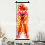 Dragon Ball Anime Poster Son Goku Home Decor Kakarotto Hanging Painting Trunks Wall Art Bardock Scroll Picture Zarbon Wallpaper
