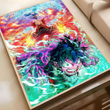 M-My Hero AcademiaS Anime Poster HD Waterproof PVC Wall Art - Aesthetic Removable For Office Home Bedroom