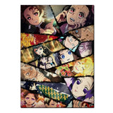 Anime Demon Slayer Poster for Wall Art Wallpaper Kimetsu No Yaiba Picture Print Canvas Painting Home Kawaii Room Decor Aesthetic