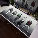 Large Mats E-E-Evangelione Mouse Pad Gamer Desk XXL Rug Office Accessories Computer Table Carpets Anime PC Gaming E-Sports Pads