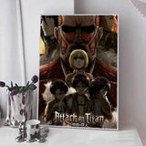 Anime A-Attack on Titan Poster Art with prints Home bedroom living room decoration gift