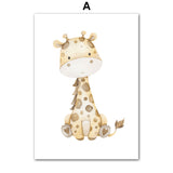 Children's Room Decorative Animal Wall Art Canvas Painting