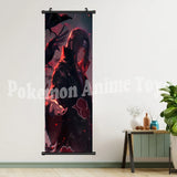 Hot Japanese Anime Scroll Canvas Wall Hanging Painting Kakashi Home Anime Poster Sasuke Art Room Decoration Kid Gift Itachi