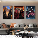Anime T-Tokyo Revengers Poster Art Painting Poster With Prints Home bedroom living room decoration gift