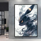 Classic Anime Pokemon Umbreon Flareon Canvas Painting Anime Wall Art Prints HD Poster Picture Print Home Living Room Decor