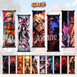 Hot Japanese Anime Scroll Canvas Wall Hanging Painting Kakashi Home Anime Poster Sasuke Art Room Decoration Kid Gift Itachi