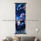 Jujutsu Kaisen Anime Poster Room Canvas Print Hanging Painting Wall Art Megumi Fushiguro Scrolls Picture Home Decoration Mural