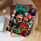 Anime My Hero Academia Poster Self-adhesive Wall Mural Art Waterproof Sticker For Bar Room Decor High Quality Print Gift