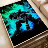 M-My Hero AcademiaS Anime Poster HD Waterproof PVC Wall Art - Aesthetic Removable For Office Home Bedroom