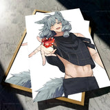 Anime Jujutsu Kaisen Mahito Poster Self-adhesive Art Waterproof Paper Sticker Coffee House Bar Room Wall Decor