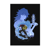 Anime Demon Slayer Canvas Poster Tanjiro Nezuko Home Wall Art Painting Print Pictures Kids Bedroom Living Room Decor Mural Gifts