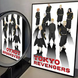Anime T-Tokyo R-Revenger Poster Modern PP Paper Wall Art Sticker Minimalist Decorative for Cafe Office Bar Home Wall Decor Gift