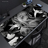 Anime Mask Girl Mouse Pad YUki Aim Gaming Speed Mouse Mat Game Premium Mousepad Gamer E-Sports Desk Mat Computer Keyboard Mats