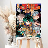 HighQuality Anime My Hero Academia Poster Modern Canvas Wall Art Decor for Home Living Room Bedroom Gift