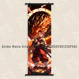 Demon Slayer: Kimetsu No Yaiba Kamado Tanjirou Home Decor Wall Art Scrolls Picture Hanging Painting Canvas Anime Poster For Room