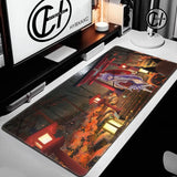 Cute Anime Girl Large Mouse Pad Kawaii Computer Mousepad XXL Rubber Mouse Mat 900x400mm Locking Edge Keyboard Pad Desk Mat