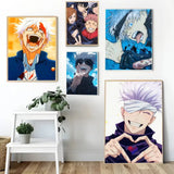 Jujutsu Kaisen Anime Whitepaper Poster Waterproof Paper Sticker Coffee House Bar Aesthetic Art Wall Painting