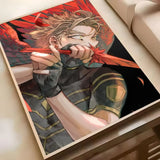 M-My Hero AcademiaS Anime Poster HD Waterproof PVC Wall Art - Aesthetic Removable For Office Home Bedroom