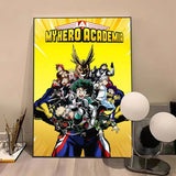 Anime M-My Hero AcademiaS High Quality Print Poster Waterproof Wall Art Movie Posters For Living Bedroom Retro Room Decor Gift