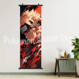 Hot Japanese Anime Scroll Canvas Wall Hanging Painting Kakashi Home Anime Poster Sasuke Art Room Decoration Kid Gift Itachi