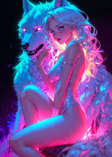 Anime Girls Canvas Painting, Hot Girl Poster Canvas Prints, Coquette Room Decor, Girly Wall Art For Home Decoration Unframed