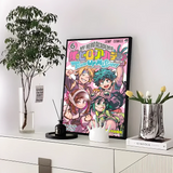 My Hero Academia Kaminari Denki  Classic Anime Poster Fancy Wall Sticker for Living Room Bar Decoration Decor Art Wall Stickers